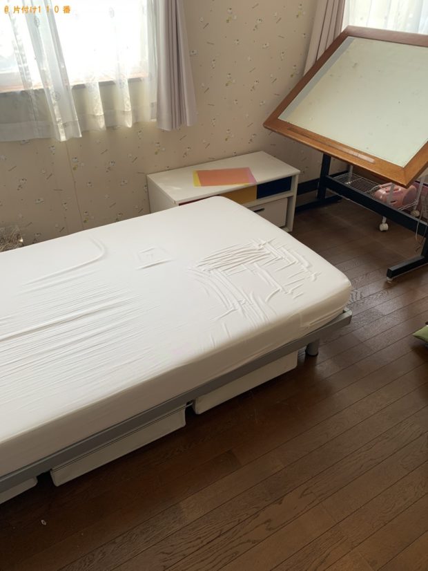 【岡山市】タンス、シングルベッド、ベッドマットレス等の回収・処分