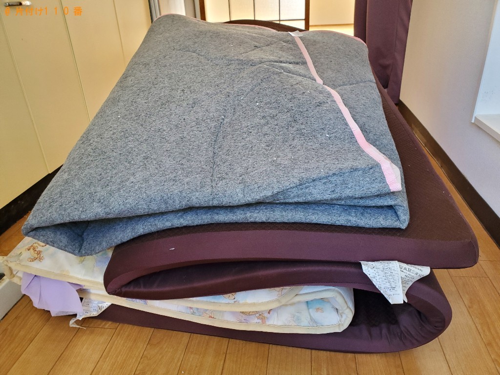 【岡山市中区】布団、枕、一般ごみの回収・処分ご依頼　お客様の声