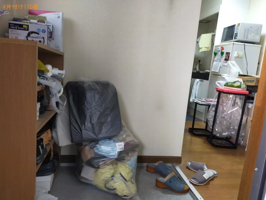 【倉敷市老松町】レビ、洗濯機、PCデスク、椅子、一般ごみ等の回収