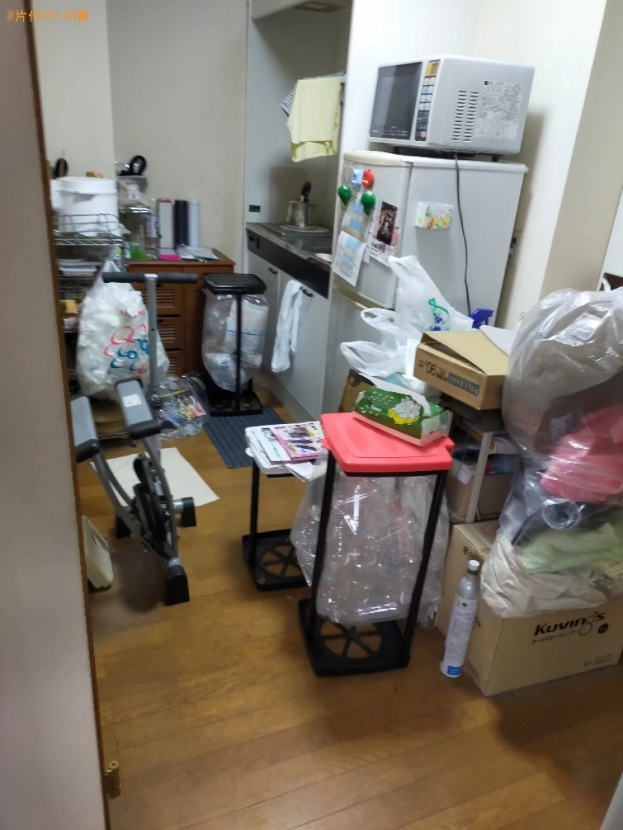 【倉敷市老松町】レビ、洗濯機、PCデスク、椅子、一般ごみ等の回収