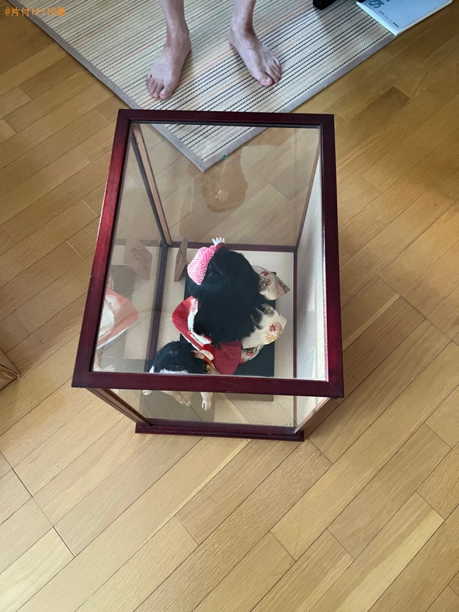 【倉敷市】ガラスケース入りの人形の回収・処分ご依頼　お客様の声