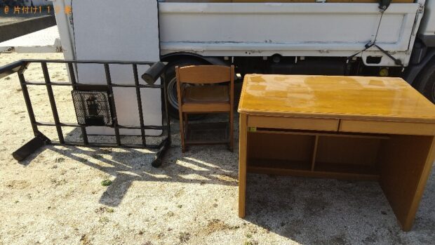 【倉敷市】こたつ、椅子、学習机、机付属の引き出し等の回収・処分