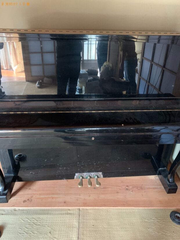 【岡山市北区】アップライトピアノの回収・処分ご依頼　お客様の声