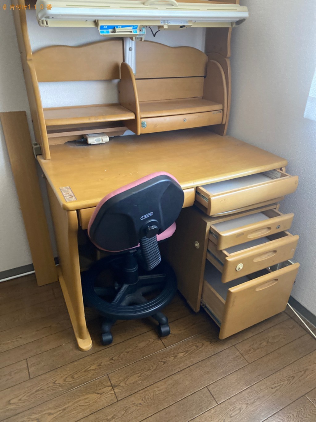 【岡山市中区】椅子、学習机、解体した家具の回収・処分ご依頼