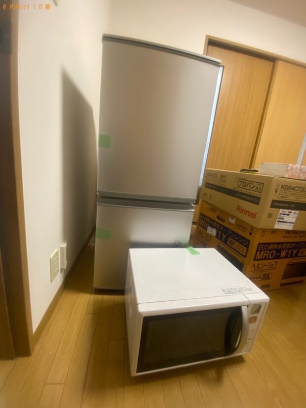 【岡山市北区】冷蔵庫、電子レンジの回収・処分ご依頼　お客様の声