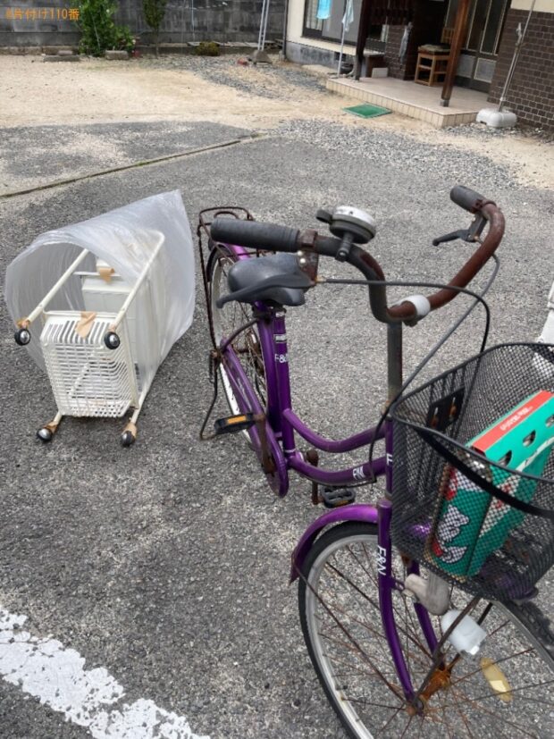 【倉敷市南町】自転車、美容院で使用しているワゴン等の回収・処分