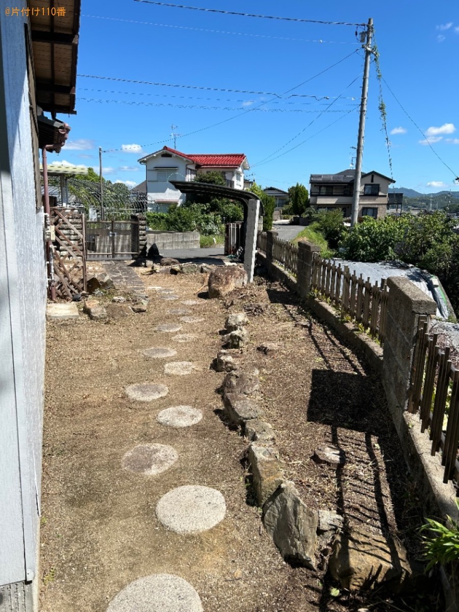 【岡山市北区】草抜き作業ご依頼　お客様の声