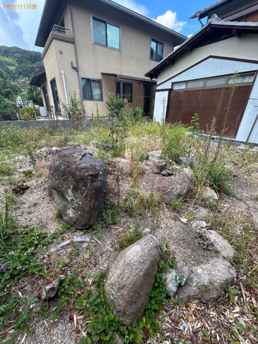 【岡山市北区】草抜き作業ご依頼　お客様の声