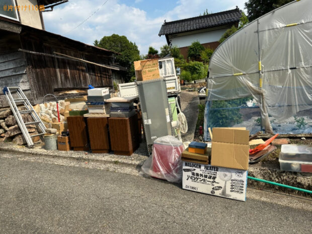 【真庭市】冷蔵庫、洗濯機、扇風機、照明器具、脚立、家具等の回収