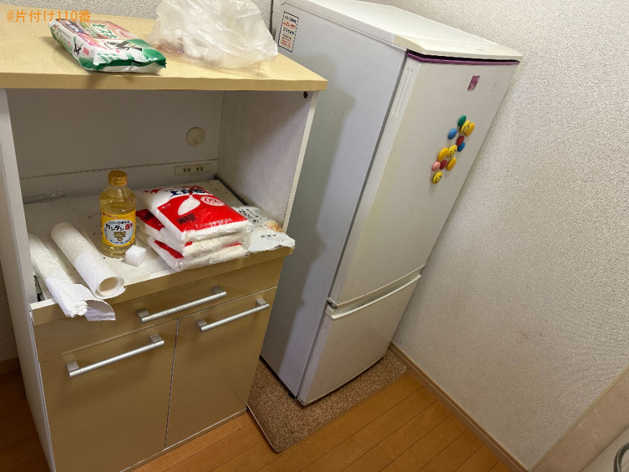 【岡山市北区】タンス、冷蔵庫、テレビ台、カラーボックス等の回収