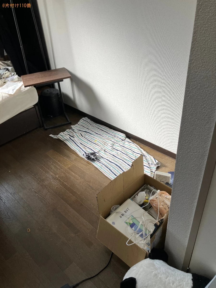 【岡山市北区】二人掛けソファー、カラーボックスの回収・処分ご依頼