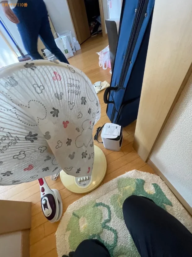 【岡山市北区】ヴァイオリン、扇風機、ファンヒーター等の回収・処分