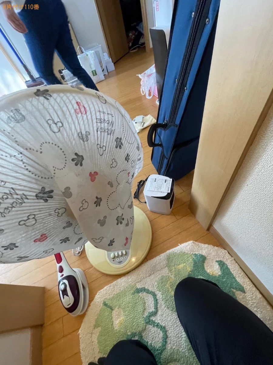 【岡山市北区】ヴァイオリン、扇風機、ファンヒーター等の回収・処分