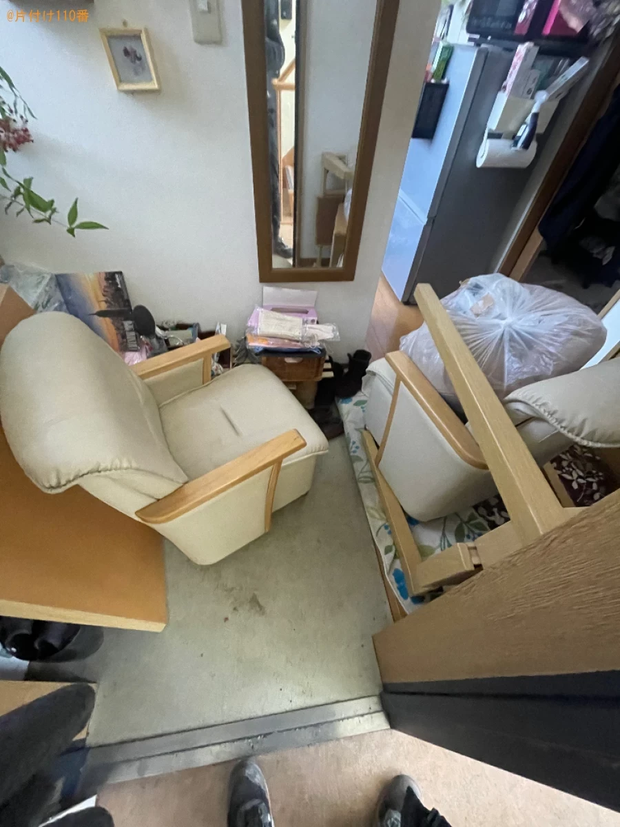 【岡山市北区】こたつ、椅子の運搬作業ご依頼　お客様の声