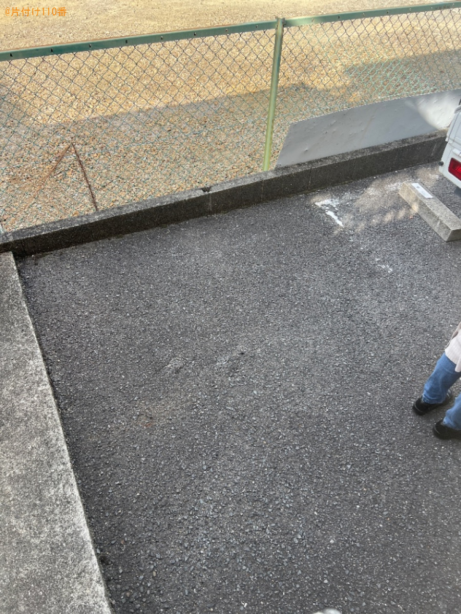 【岡山市北区】シングルベッドマットレス、カラーボックス等の回収