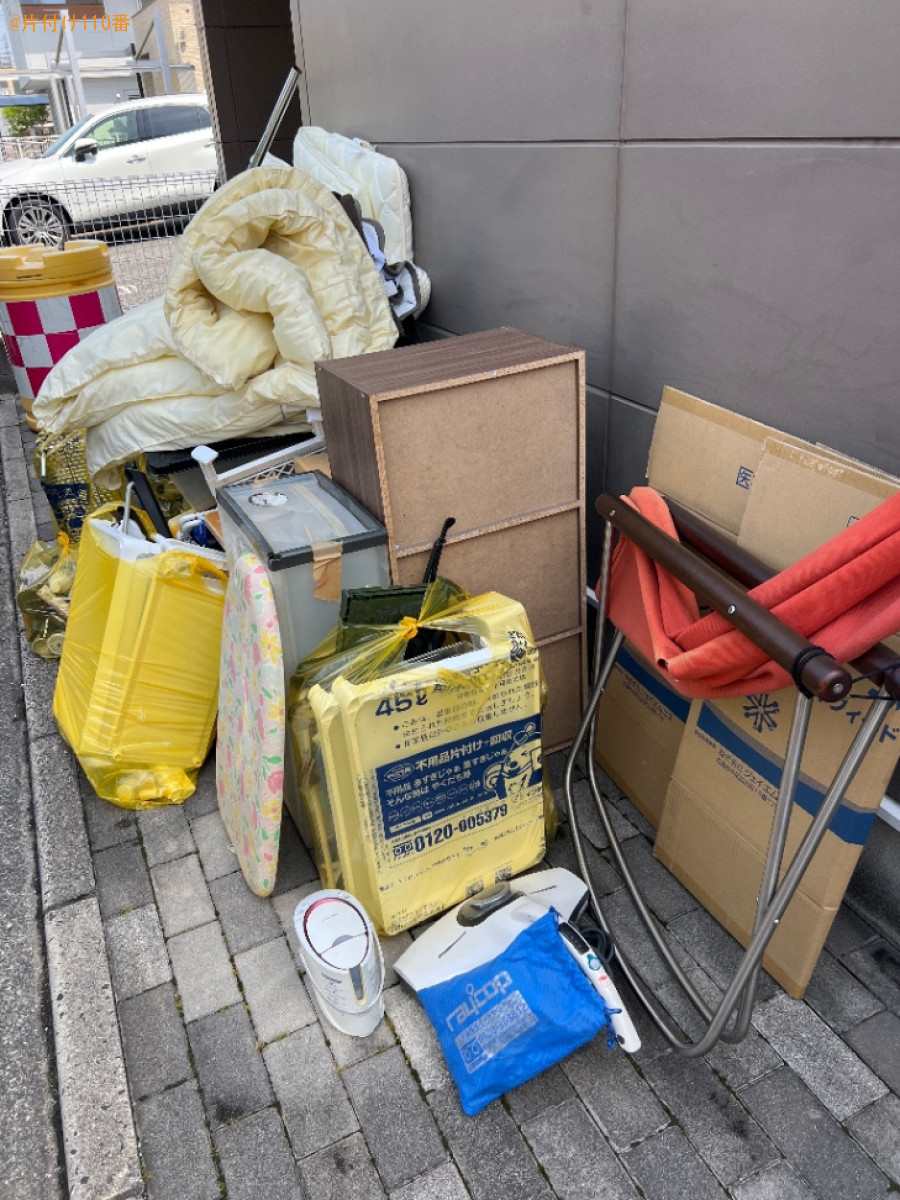 【岡山市北区】椅子、自転車、布団、掃除機等の回収と荷物の運搬作業