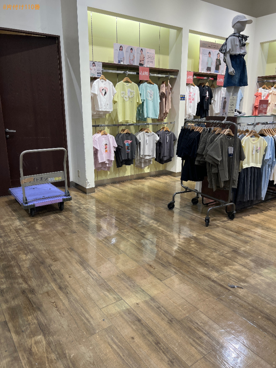 【岡山市南区】ブランド品の機材、マネキン、ラック、什器等の回収