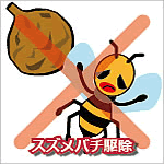 スズメバチ駆除